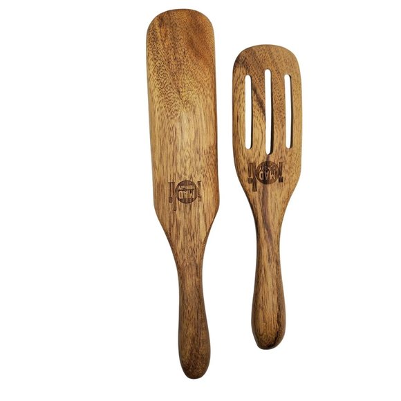 Mad Hungry 2 piece multi use bamboo spurtle set - Picture 2 of 7